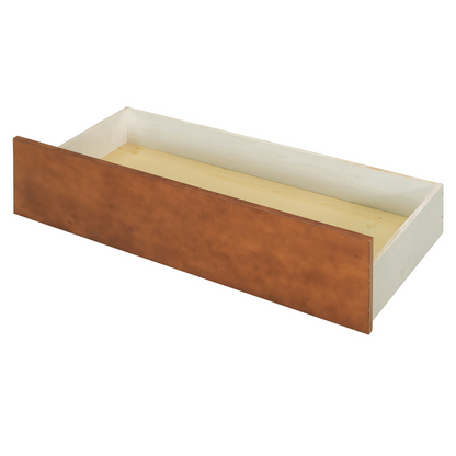 Start2Finish wooden house bed for kids with built-in drawers, solid construction, and charming house-shaped design in a children&