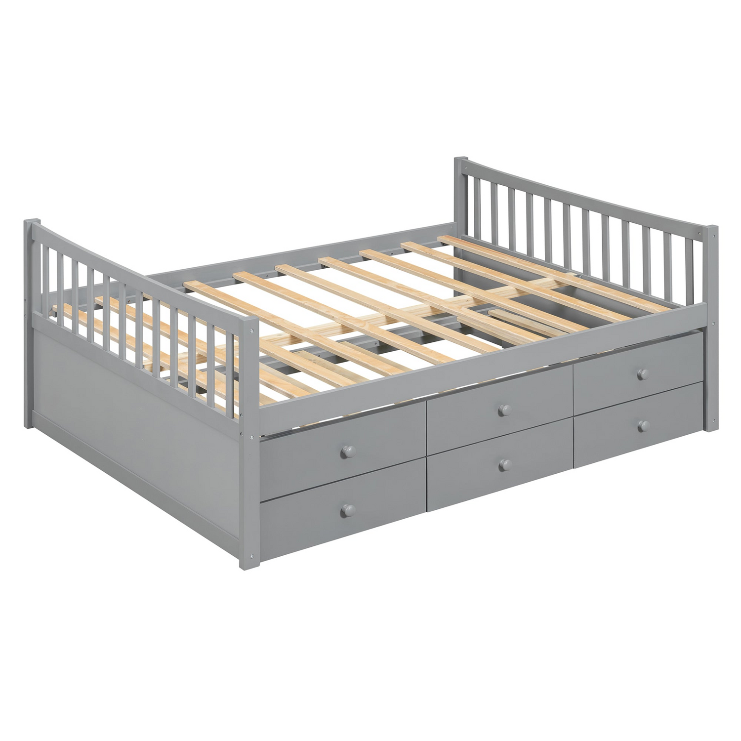 Start2Finish daybed with trundle and built-in storage drawers, ideal for guest rooms and living spaces.