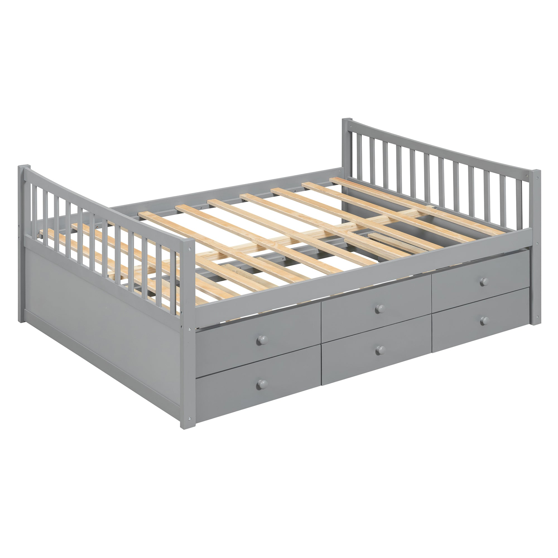 Start2Finish daybed with trundle and built-in storage drawers, ideal for guest rooms and living spaces.