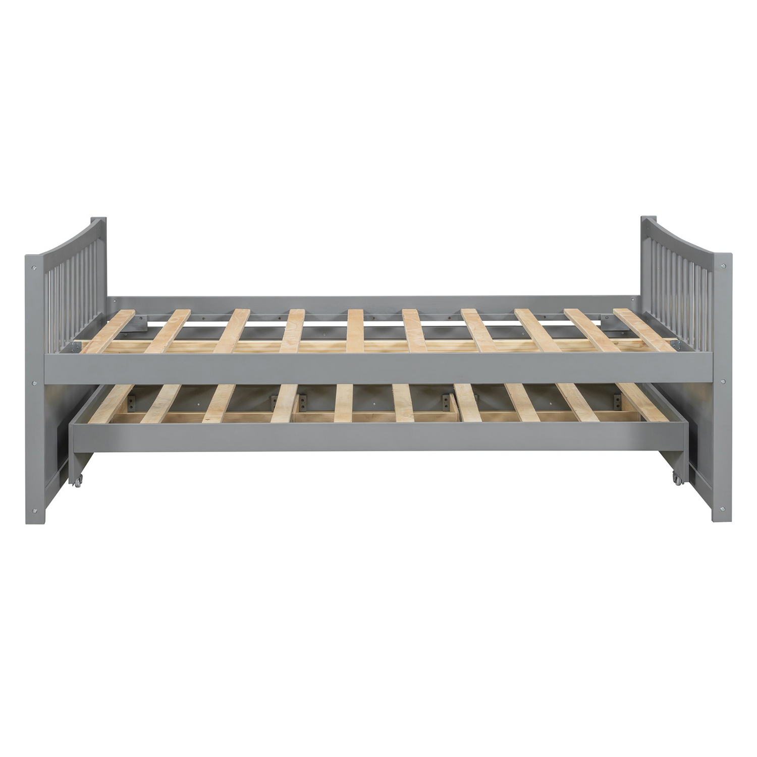 Start2Finish daybed with trundle and built-in storage drawers, ideal for guest rooms and living spaces.