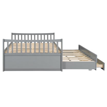 Start2Finish daybed with trundle and built-in storage drawers, ideal for guest rooms and living spaces.