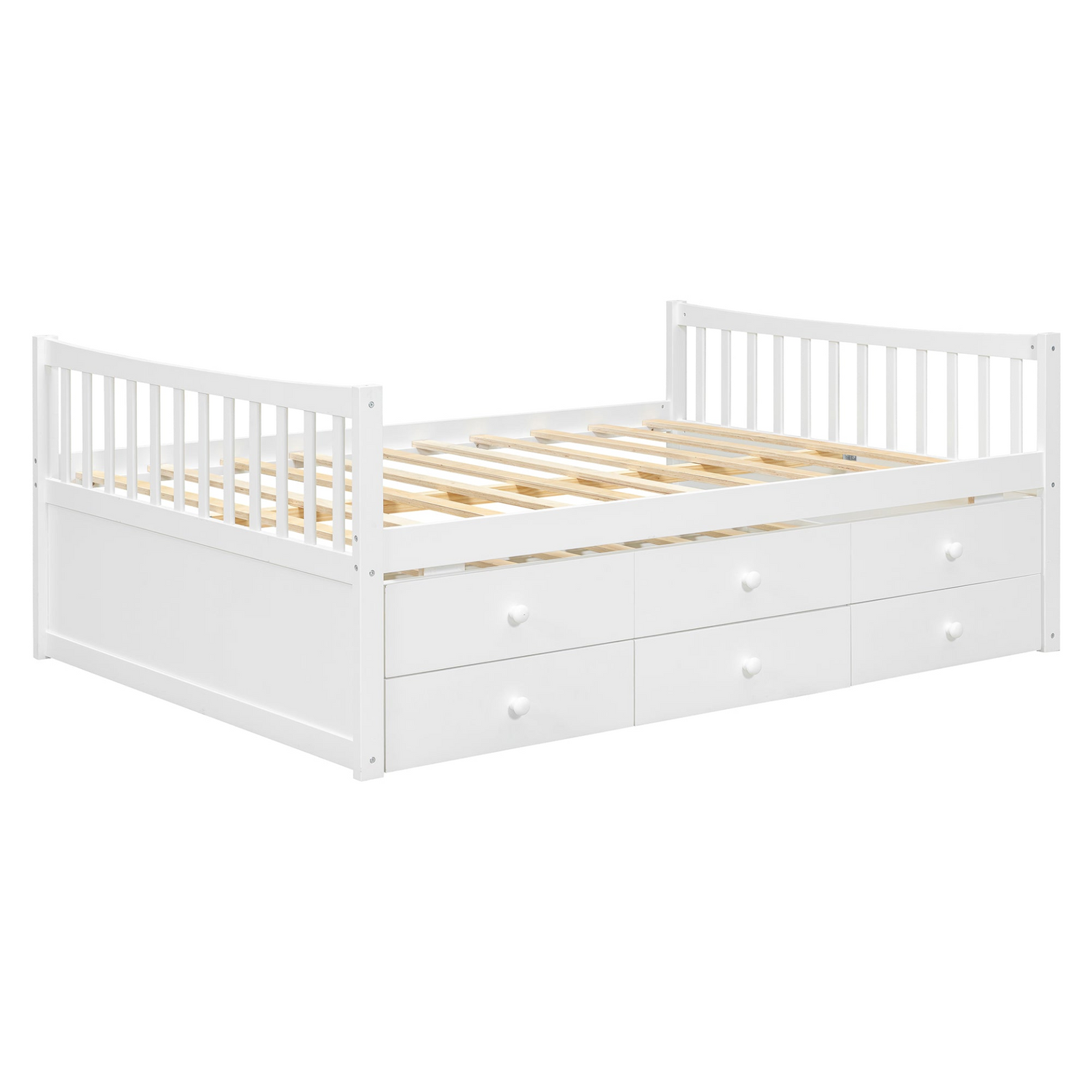 Start2Finish daybed with trundle and built-in storage drawers, ideal for guest rooms and living spaces, showcasing a modern furniture design.