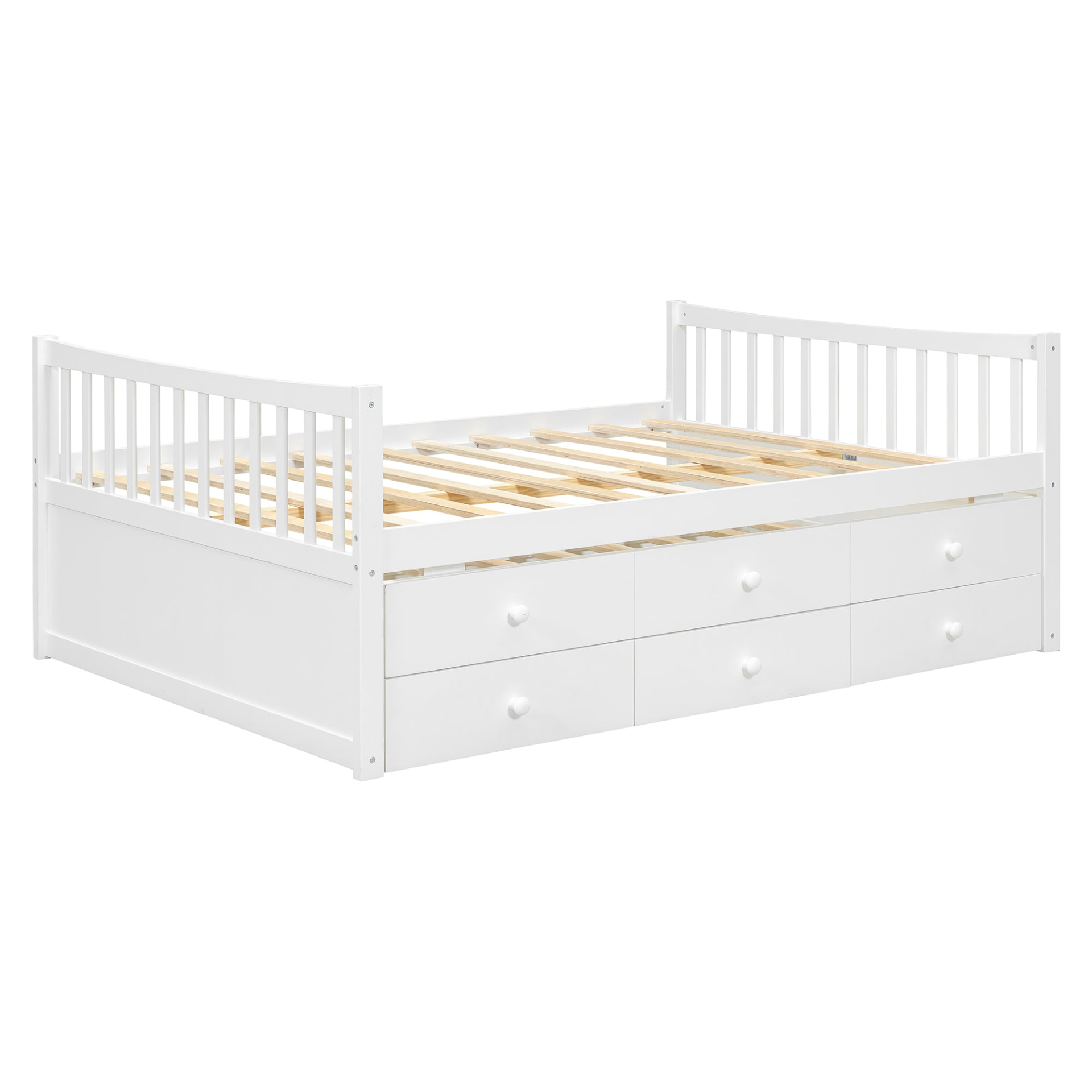 Start2Finish daybed with trundle and built-in storage drawers, ideal for guest rooms and living spaces, showcasing a modern furniture design.