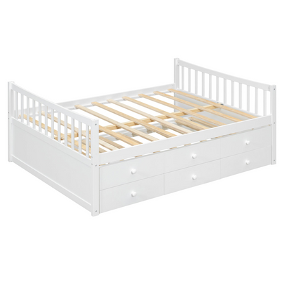 Start2Finish daybed with trundle and built-in storage drawers, ideal for guest rooms and living spaces.