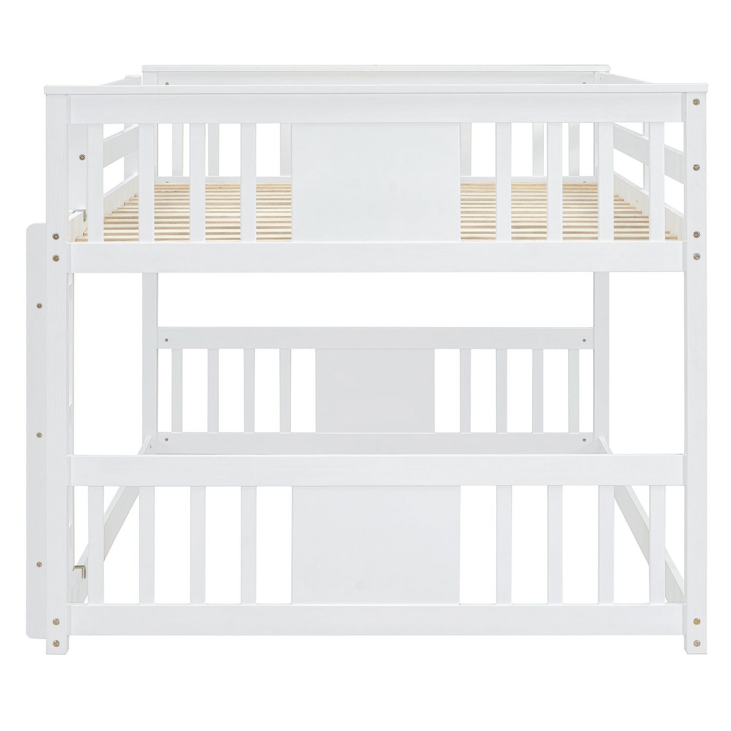 Start2Finish full over full bunk bed with ladder, featuring a sturdy frame and space-saving design for shared bedrooms.