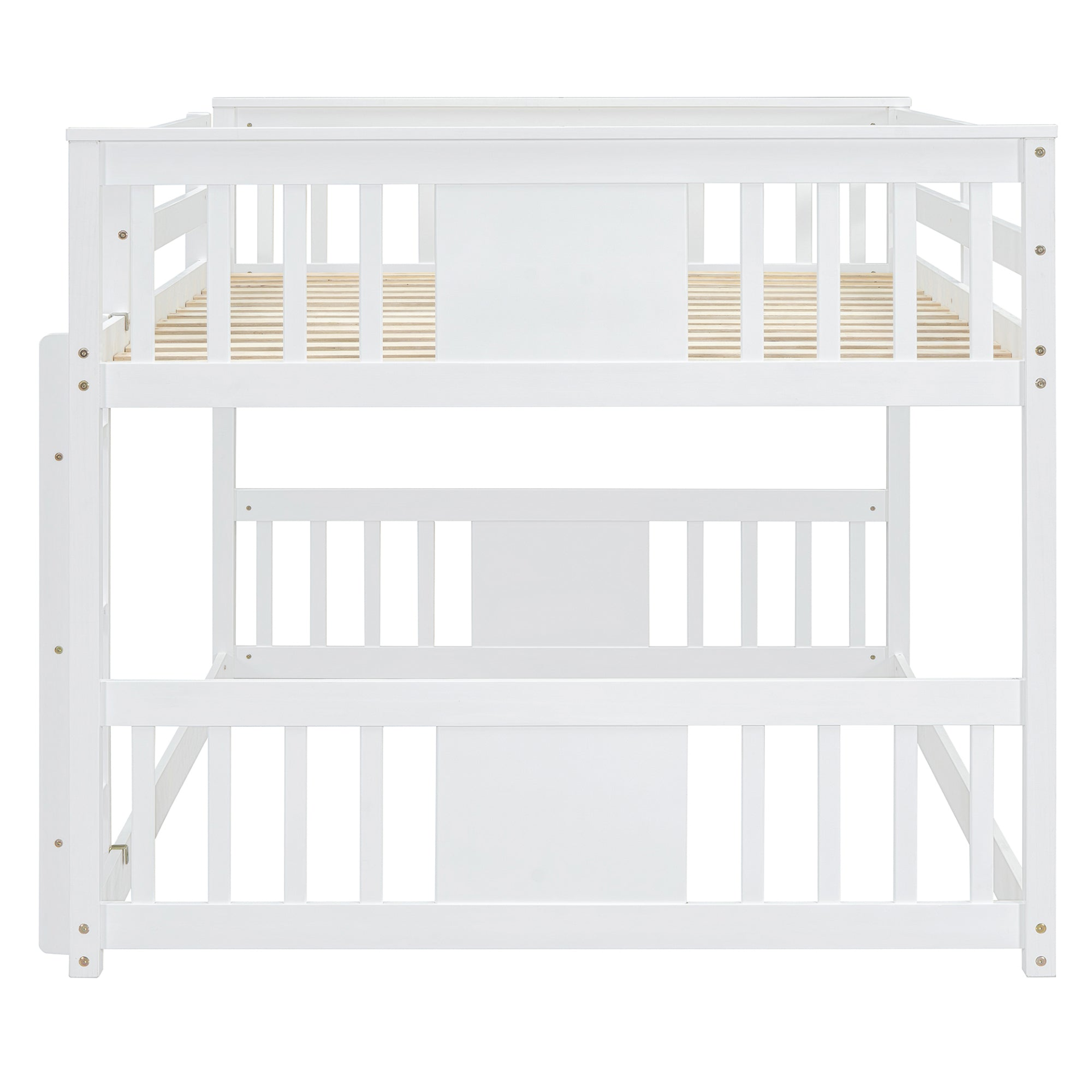 Start2Finish full over full bunk bed with ladder, featuring a sturdy frame and space-saving design for shared bedrooms.