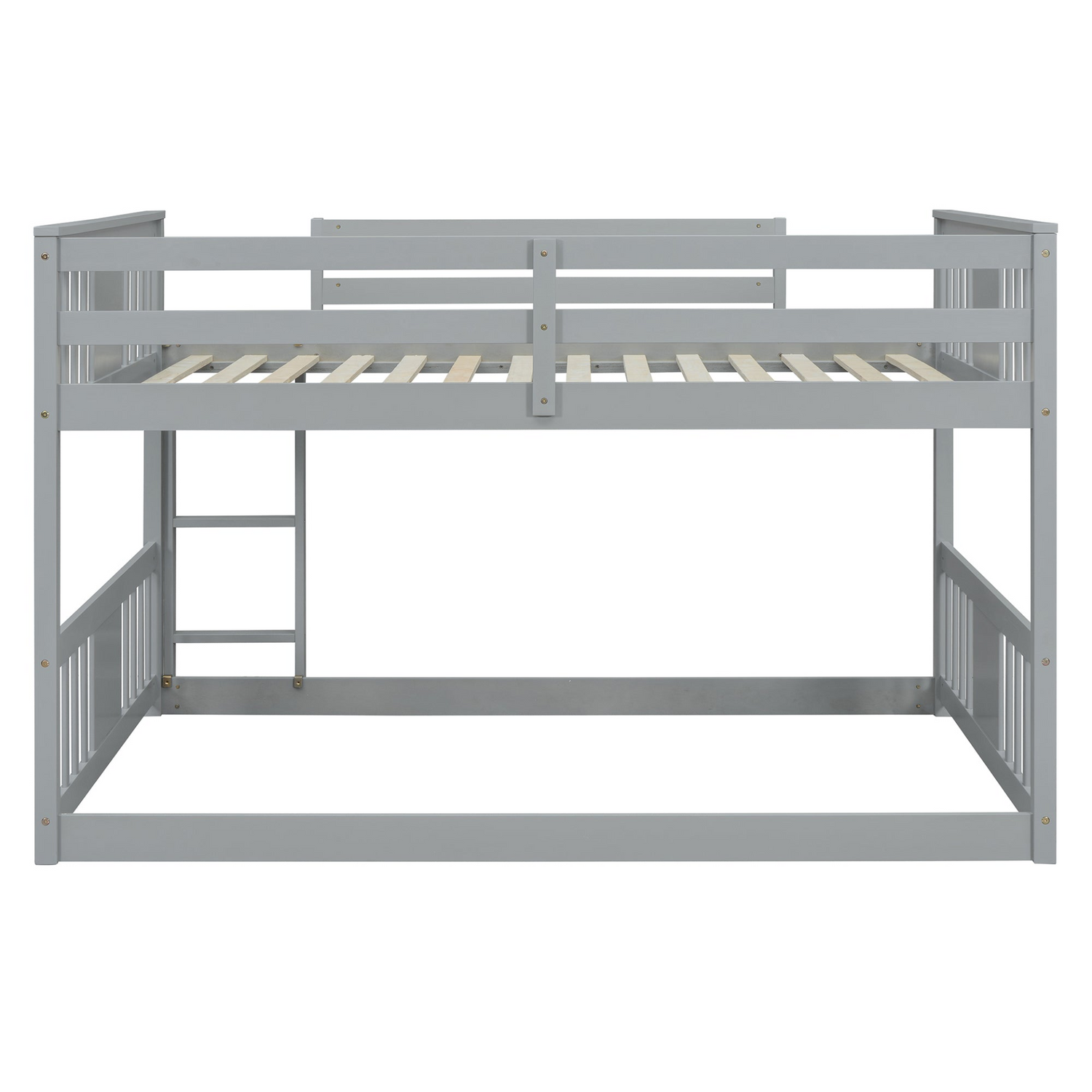 Start2Finish full over full bunk bed with ladder, space-saving sturdy design for shared bedrooms, featuring a safe and practical structure.