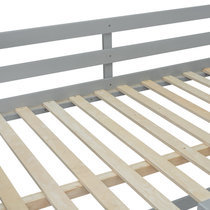 Start2Finish full over full bunk bed with ladder, space-saving and sturdy design, ideal for shared bedrooms.