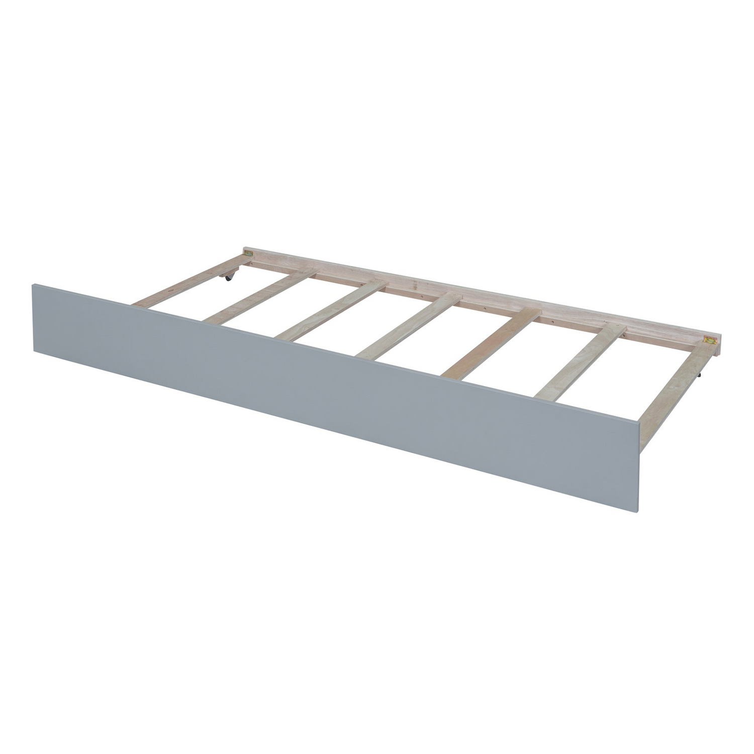 Start2Finish wood daybed with trundle and fence guardrails, ideal for home, guest room, or kids&
