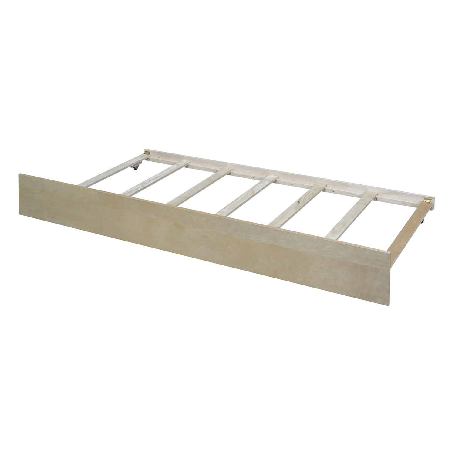Start2Finish wood daybed with trundle and fence guardrails, ideal for home, guest room, or kids bedroom furniture.