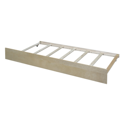 Start2Finish wood daybed with trundle and fence guardrails, ideal for home, guest room, or kids bedroom furniture.