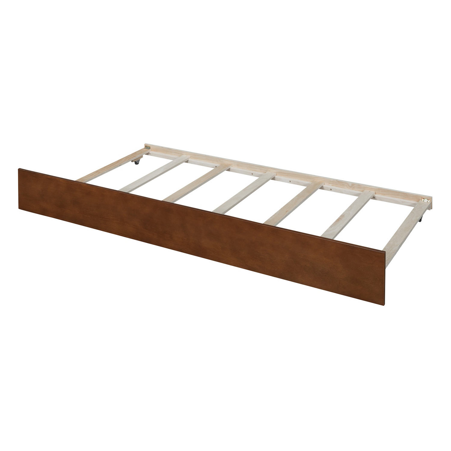 Start2Finish wood daybed with trundle and fence guardrails, ideal for home, guest room, or kids&