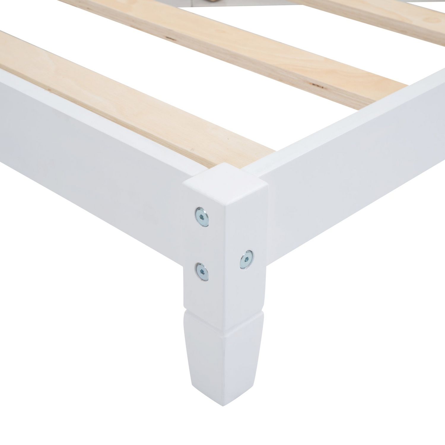 Full size wood daybed with solid wood frame, featuring a classic design, durable build, and easy assembly from Start2Finish.