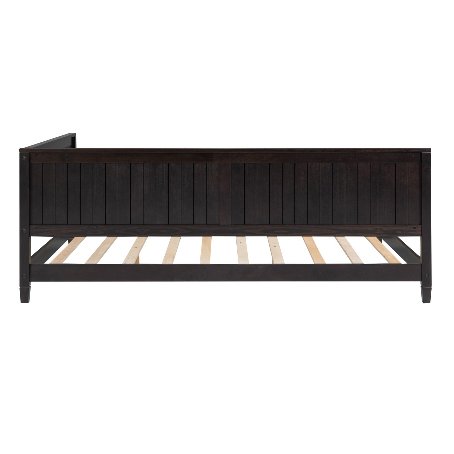 Start2Finish full size wood daybed with classic solid wood frame, durable build, and easy assembly shown in the image.