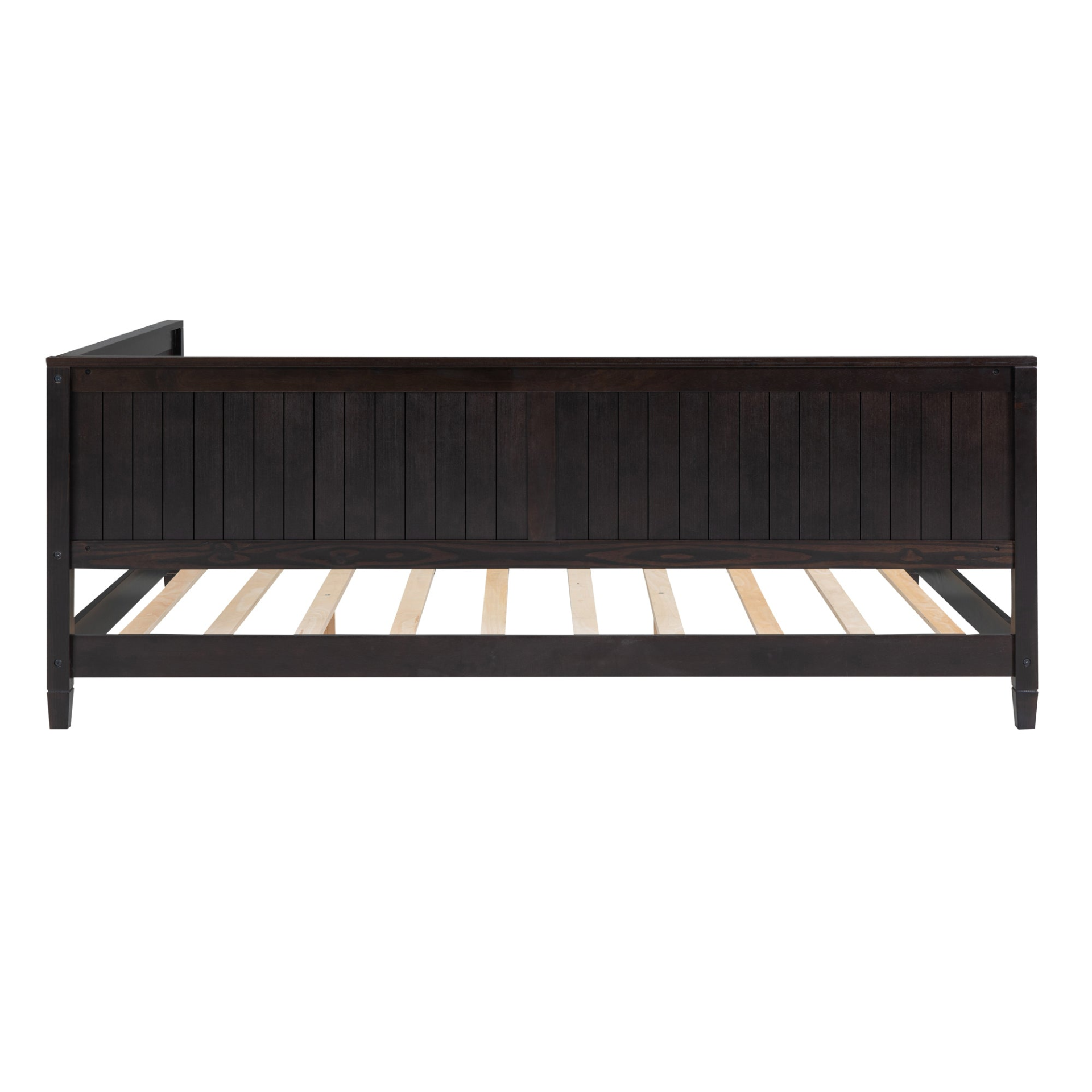 Start2Finish full size wood daybed with classic solid wood frame, durable build, and easy assembly shown in the image.