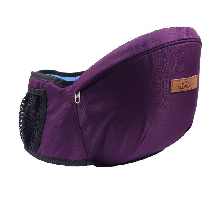 Maroon Asteria non-slip baby waist seat stool with adjustable straps, designed for safe and comfortable parenting accessories.