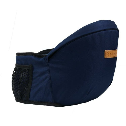 Maroon Asteria non-slip baby waist seat stool with padded straps, designed for toddler support and stability during activities.