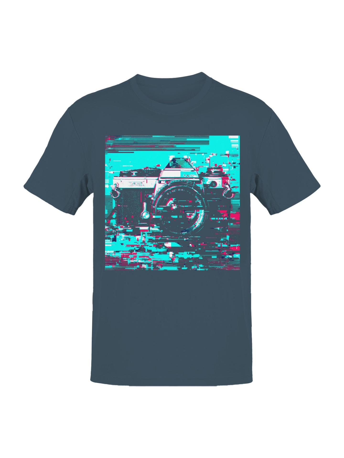 Vintage camera glitch art men&
