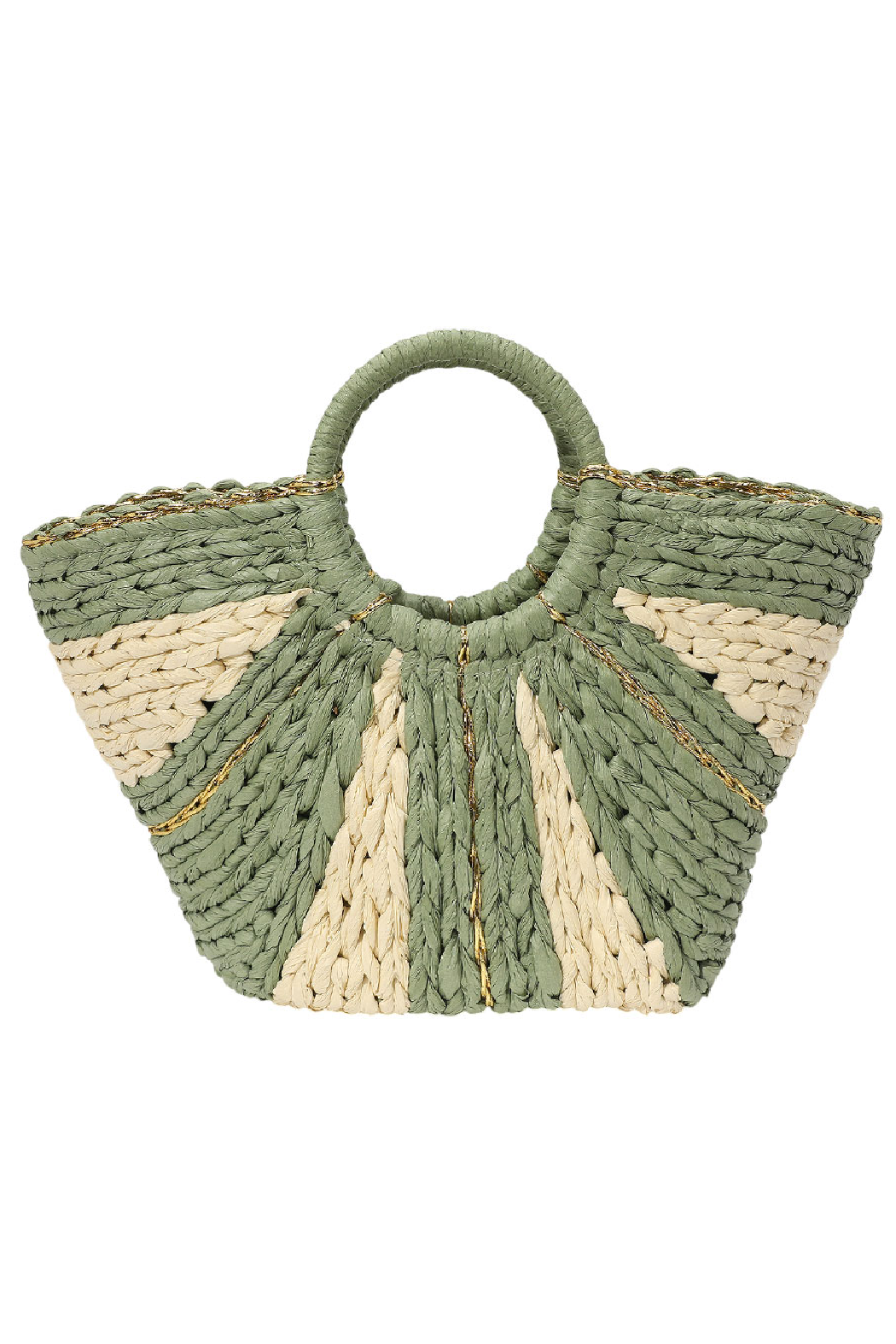 Start2Finish Summer Rays straw bag, accessories with woven straw design and sturdy handles for summer outings.
