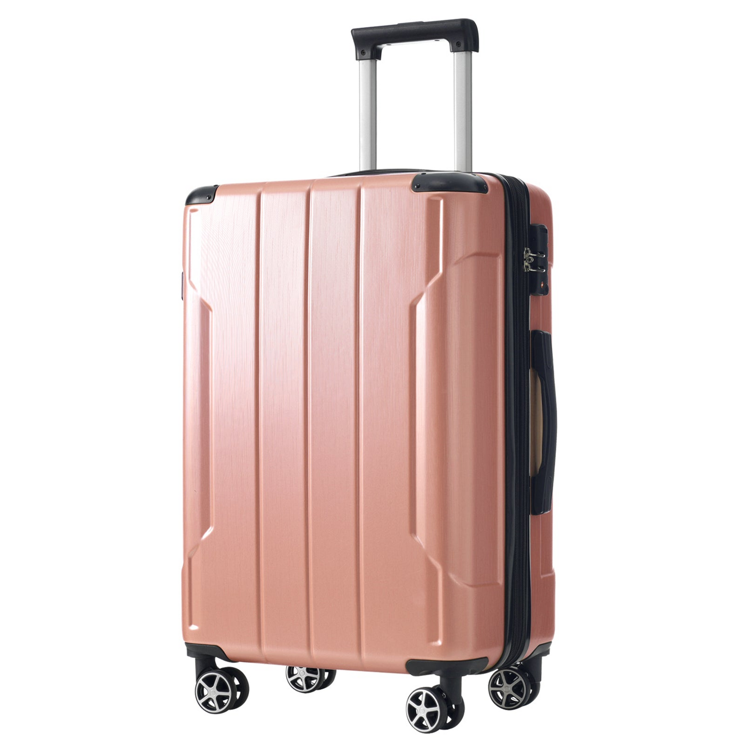 Start2Finish lightweight hardshell checked luggage with durable ABS exterior, double wheels, and expandable design.