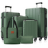Start2Finish 6-piece hardshell luggage set with lightweight suitcases, expandable design, dual-wheel system, and TSA locks.