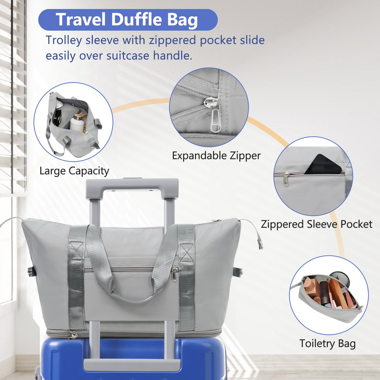 Start2Finish 20-inch carry-on hardshell ABS luggage set with spinner wheels, ideal for travel and easy maneuverability.