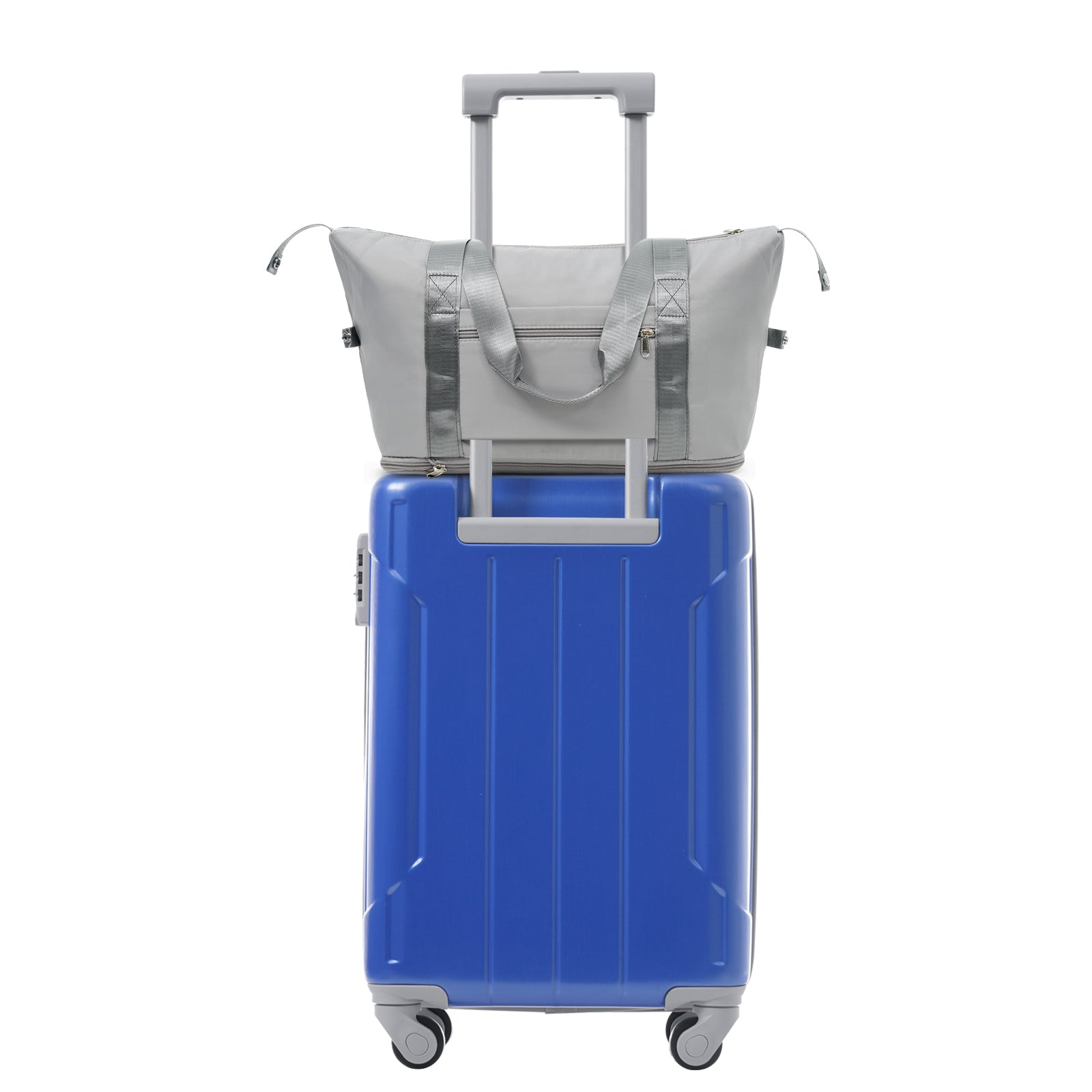 Start2Finish 20-inch hardshell ABS carry-on luggage set with spinner wheels, ideal for travel and durable accessories.