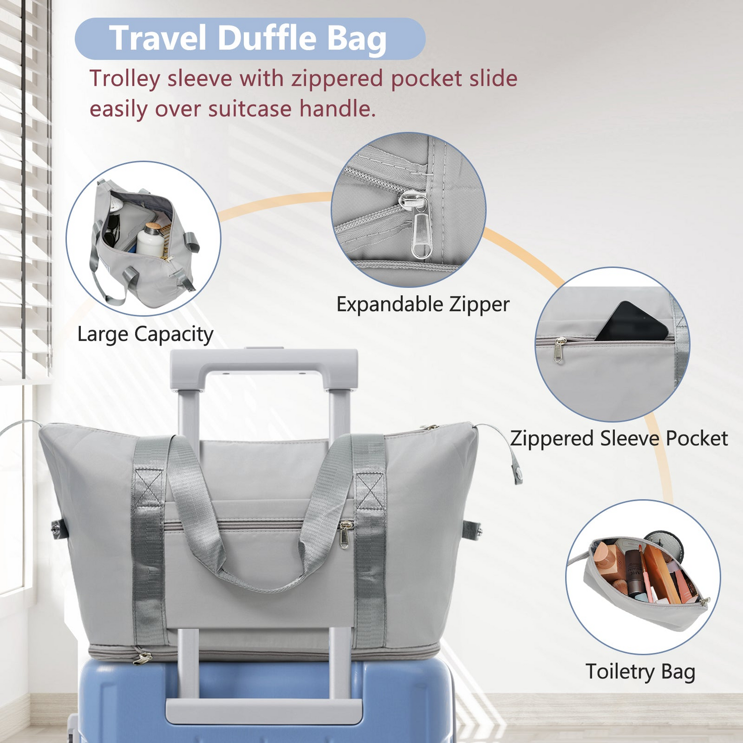 Start2Finish 20-inch carry-on hardshell ABS luggage set with spinner wheels, ideal for travel and durable accessories.