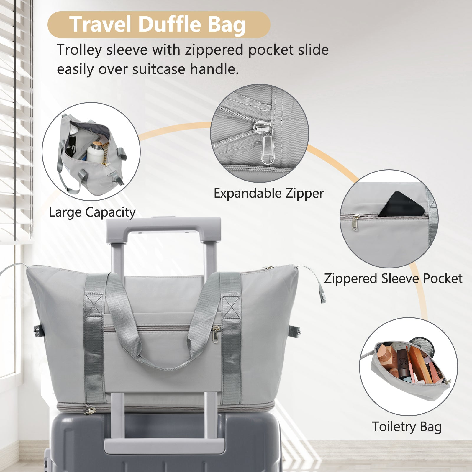 Start2Finish 20-inch carry-on hardshell ABS luggage set with spinner wheels, durable travel accessories in a sleek design.