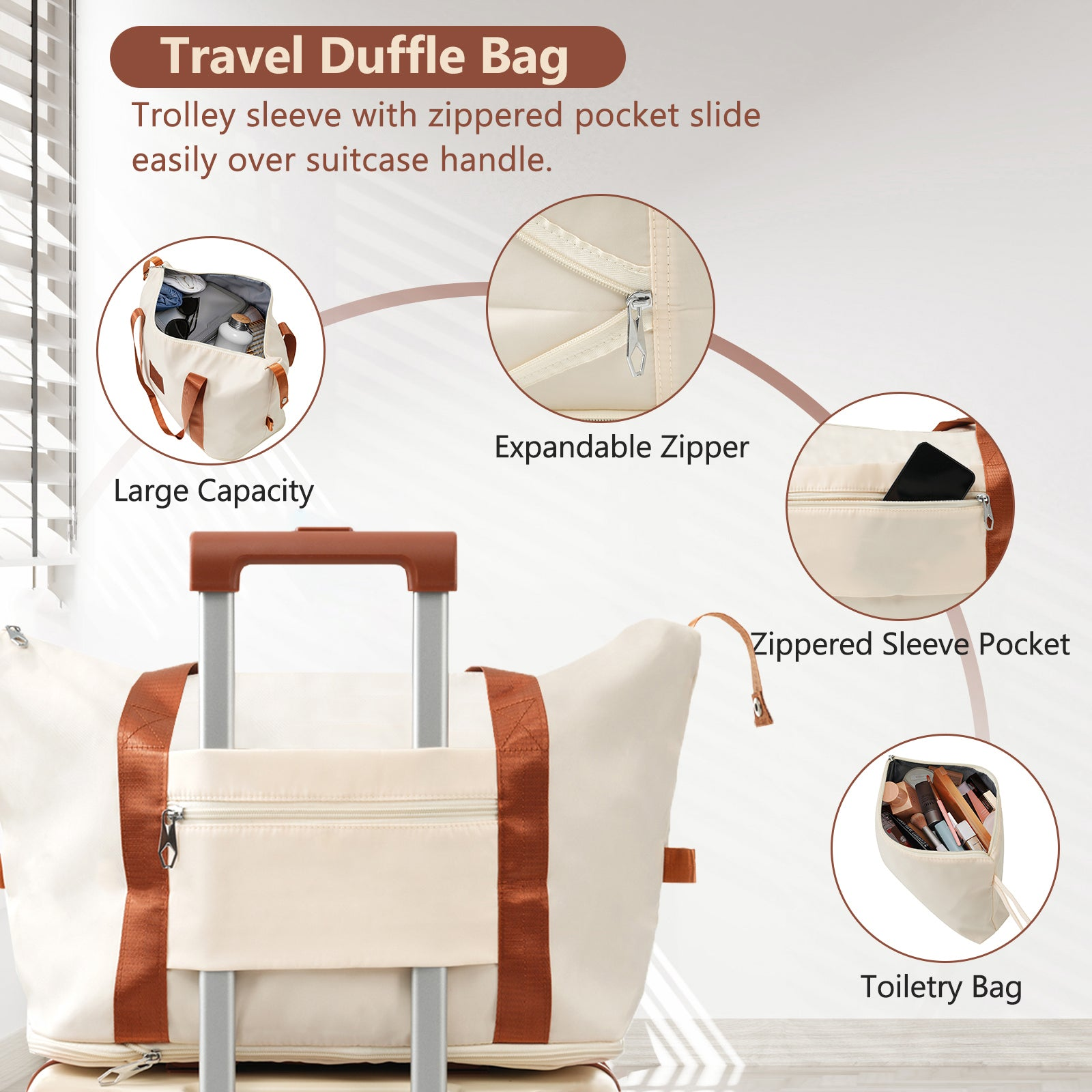 Start2Finish 20-inch carry-on hardshell ABS luggage set with spinner wheels, three-piece travel accessories.