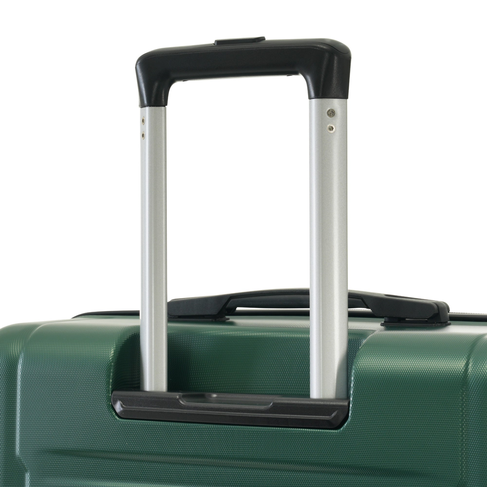Start2Finish expandable spinner suitcase set with TSA lock, lightweight ABS material, and matching travel bags.