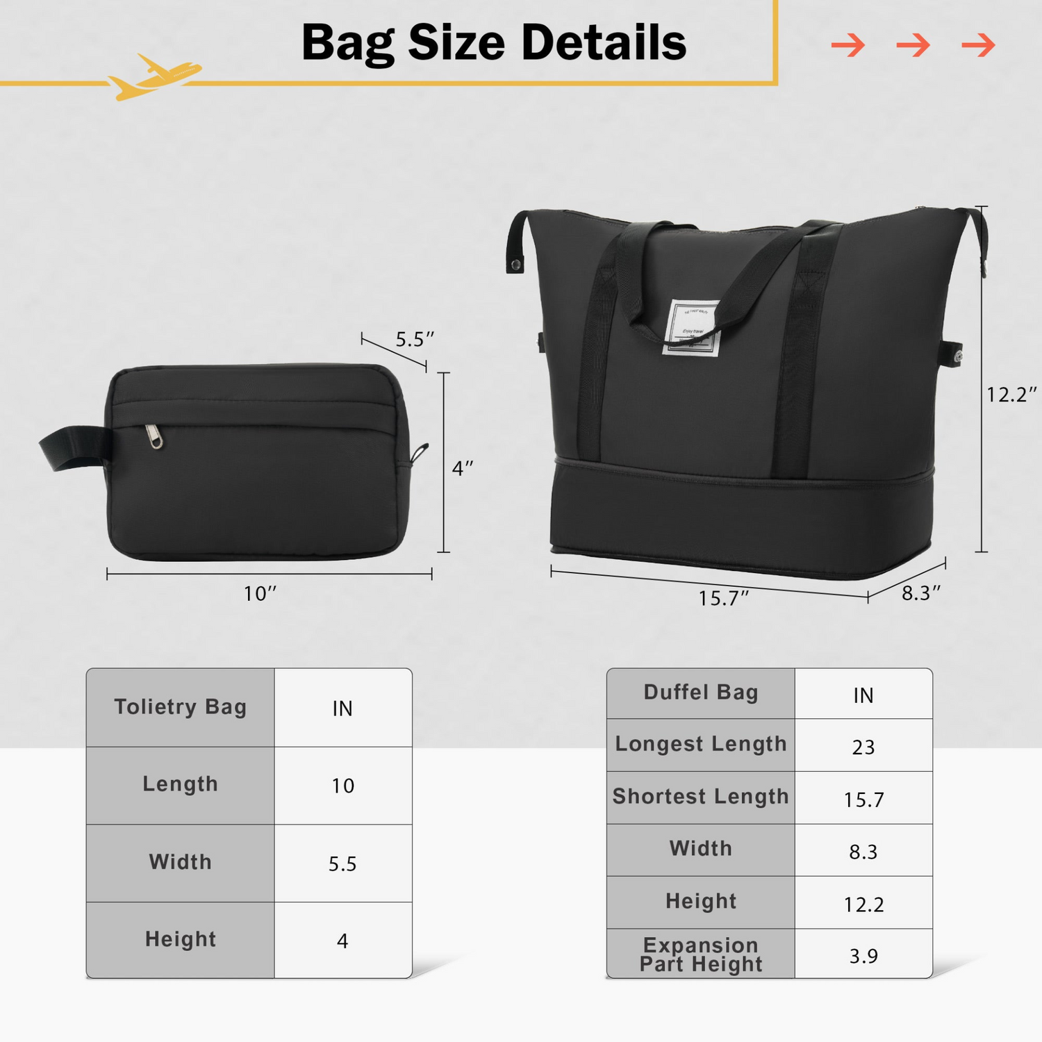 Start2Finish expandable spinner suitcase with TSA lock, lightweight ABS design, and matching travel bags shown in the image.