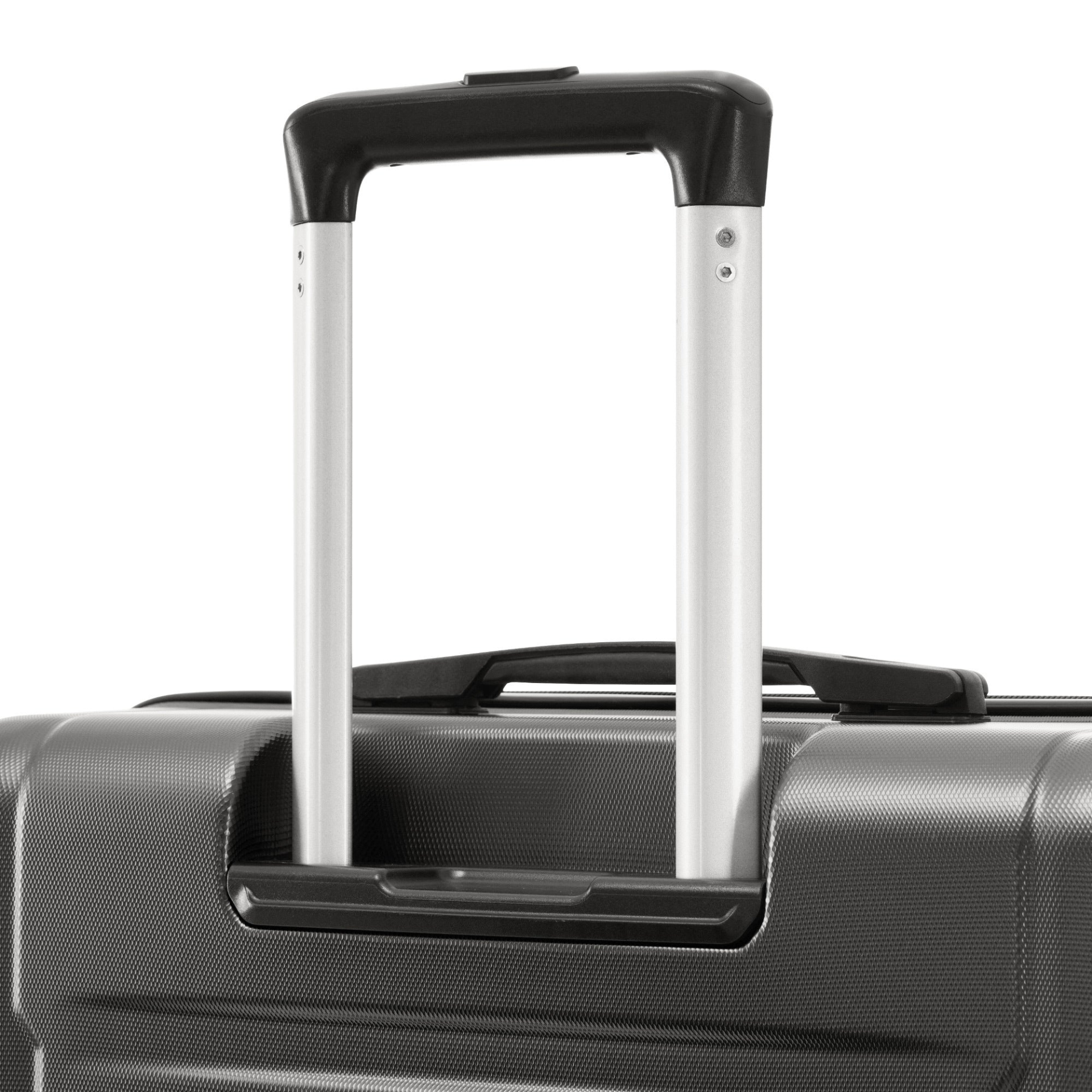 Start2Finish expandable spinner suitcase set with lightweight ABS, TSA lock, and matching travel bags, ideal for convenient travel.