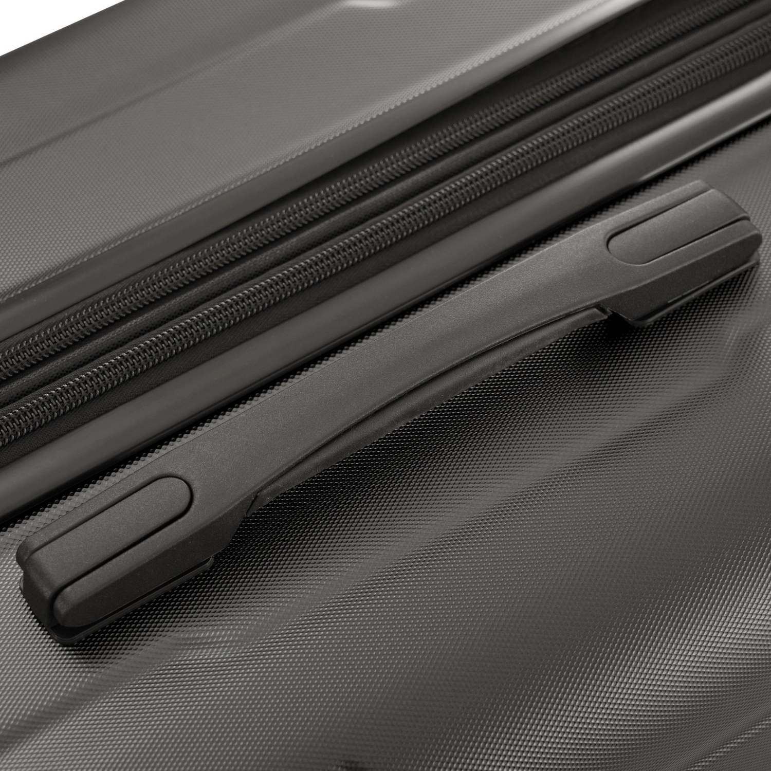 Start2Finish expandable spinner suitcase with lightweight ABS material, TSA lock, and matching travel bags.