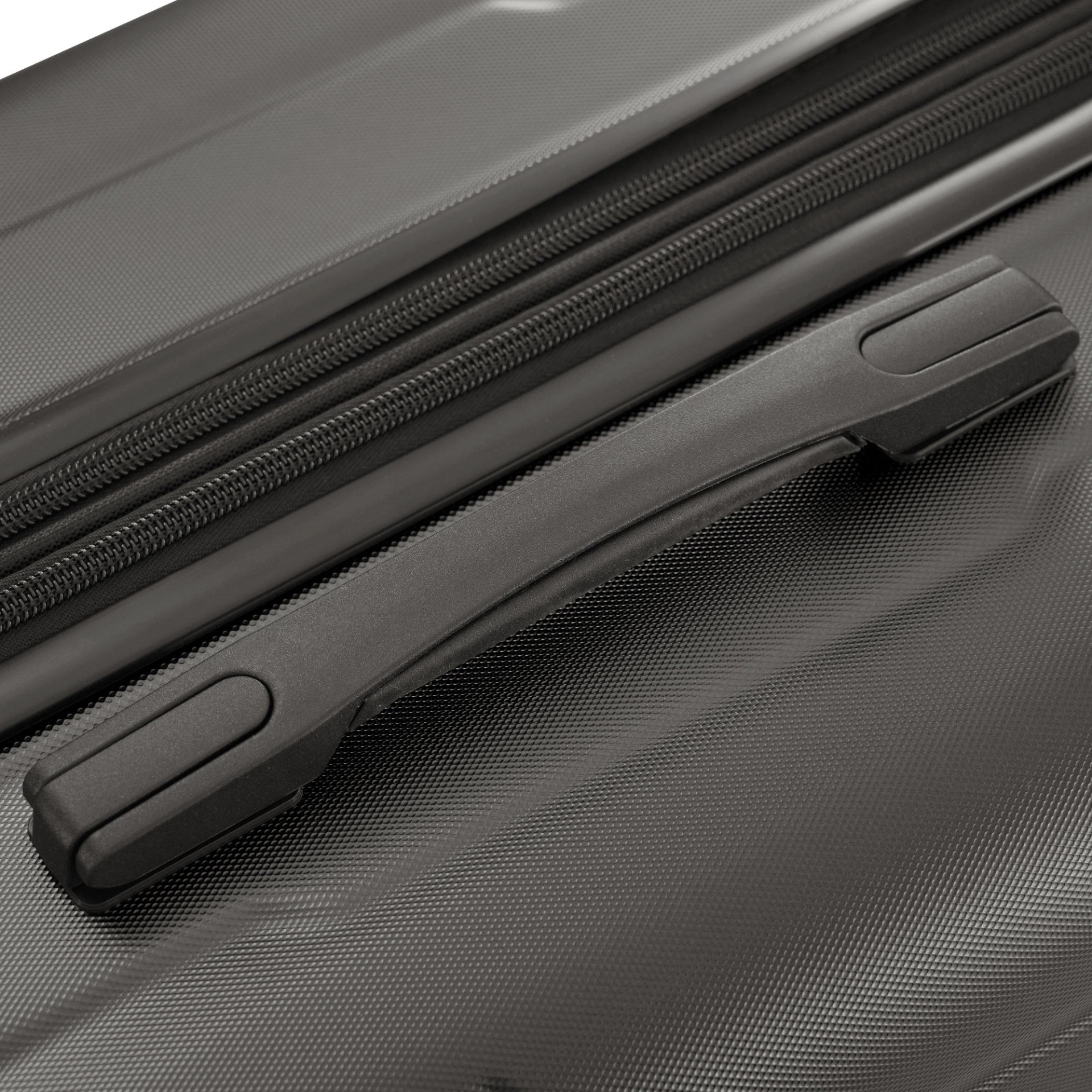 Start2Finish expandable spinner suitcase with lightweight ABS material, TSA lock, and matching travel bags.