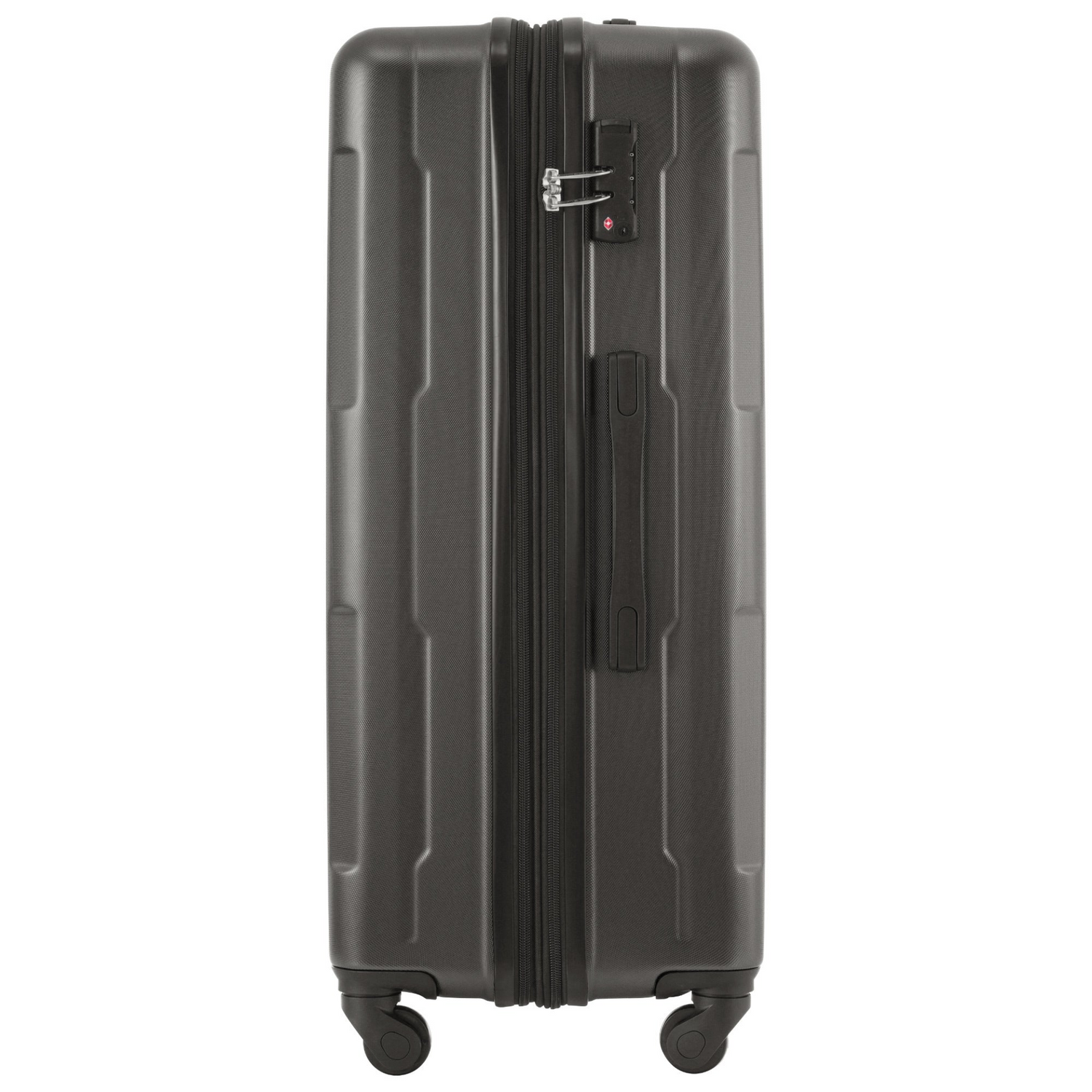 Start2Finish expandable ABS spinner suitcase with TSA lock, lightweight design, and matching travel bags for accessories.