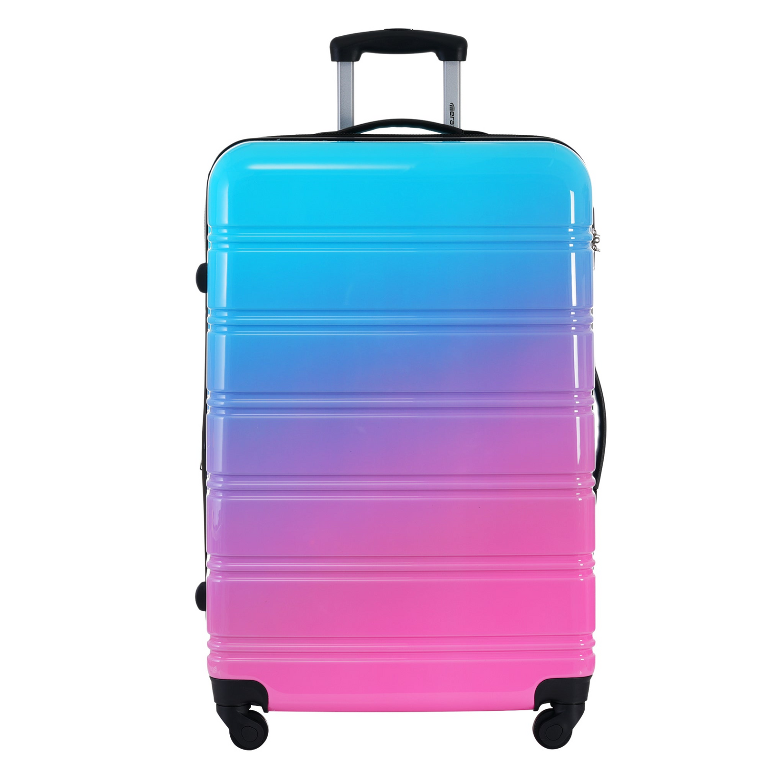 Start2Finish hardshell 3-piece gradient luggage set with expandable suitcases, spinner wheels, and TSA lock for travel accessories