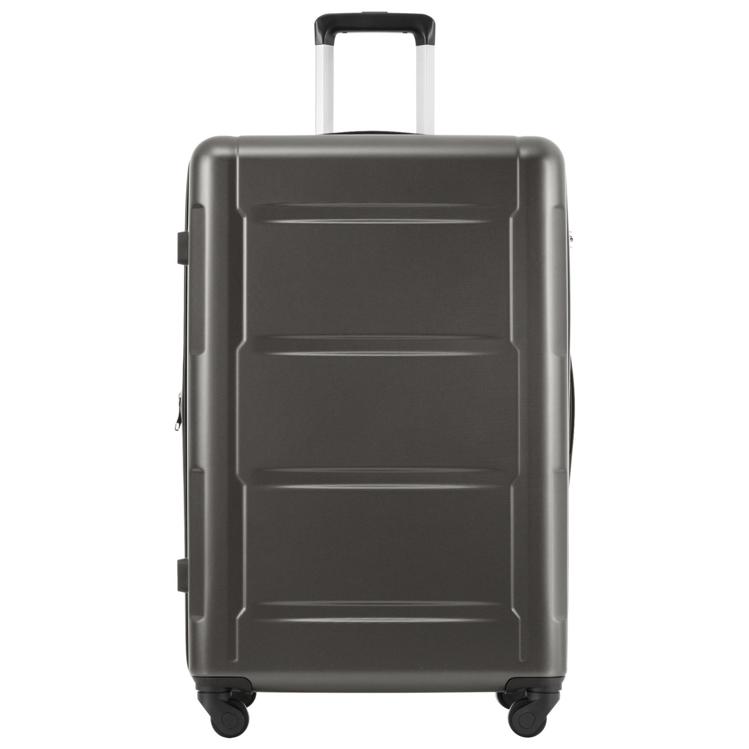 Start2Finish expandable spinner suitcase with TSA lock, lightweight ABS design, and matching travel bags for convenient packing.