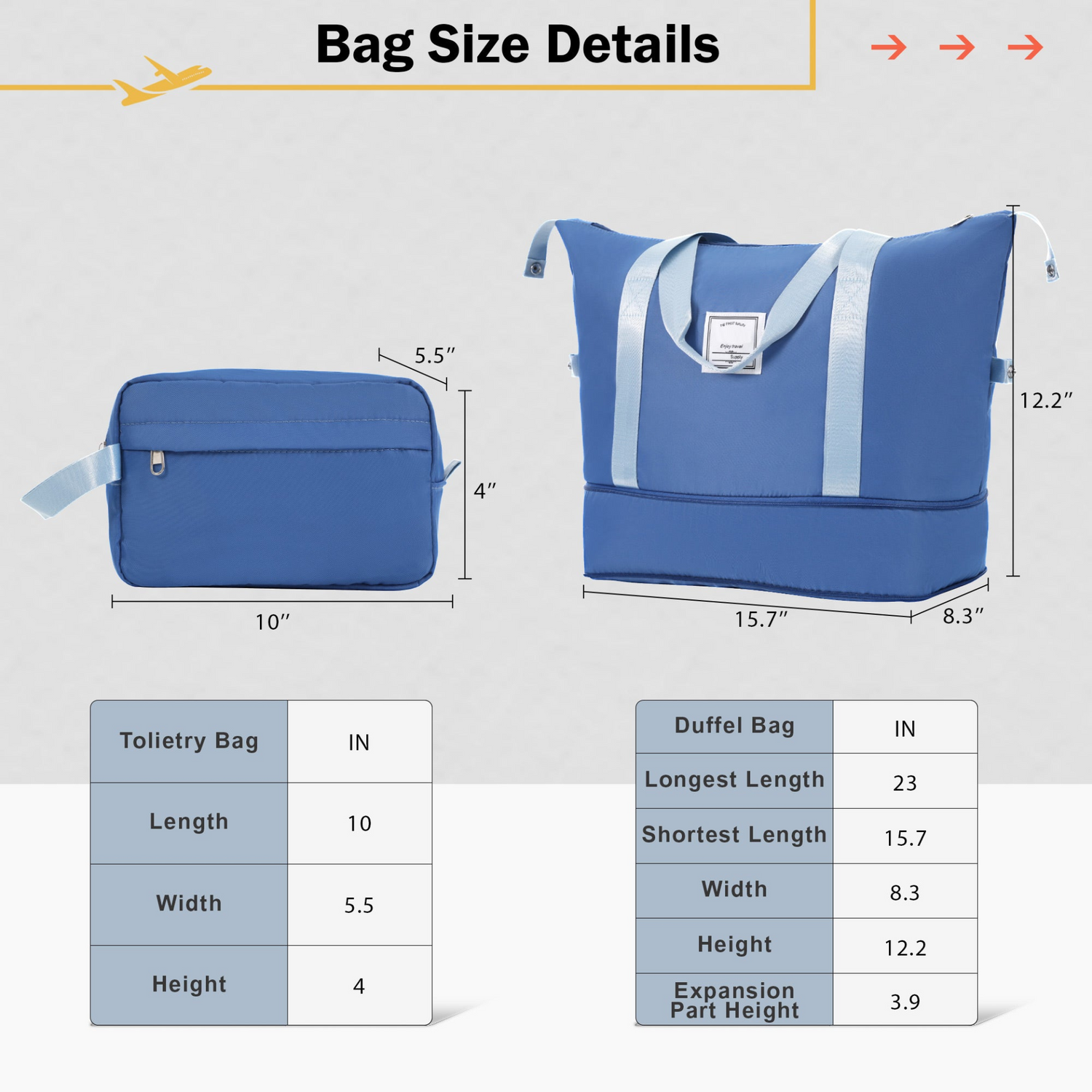 Start2Finish expandable spinner suitcase with TSA lock, lightweight ABS material, and matching travel bags for accessories.
