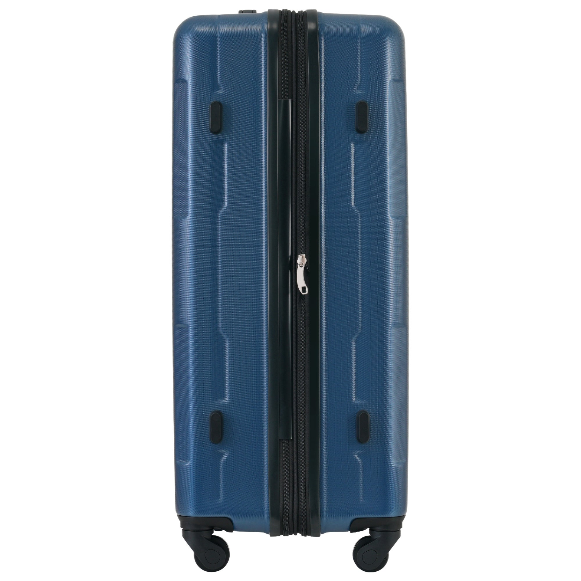 Start2Finish expandable spinner suitcase set with lightweight ABS construction, TSA lock, and matching travel bags.