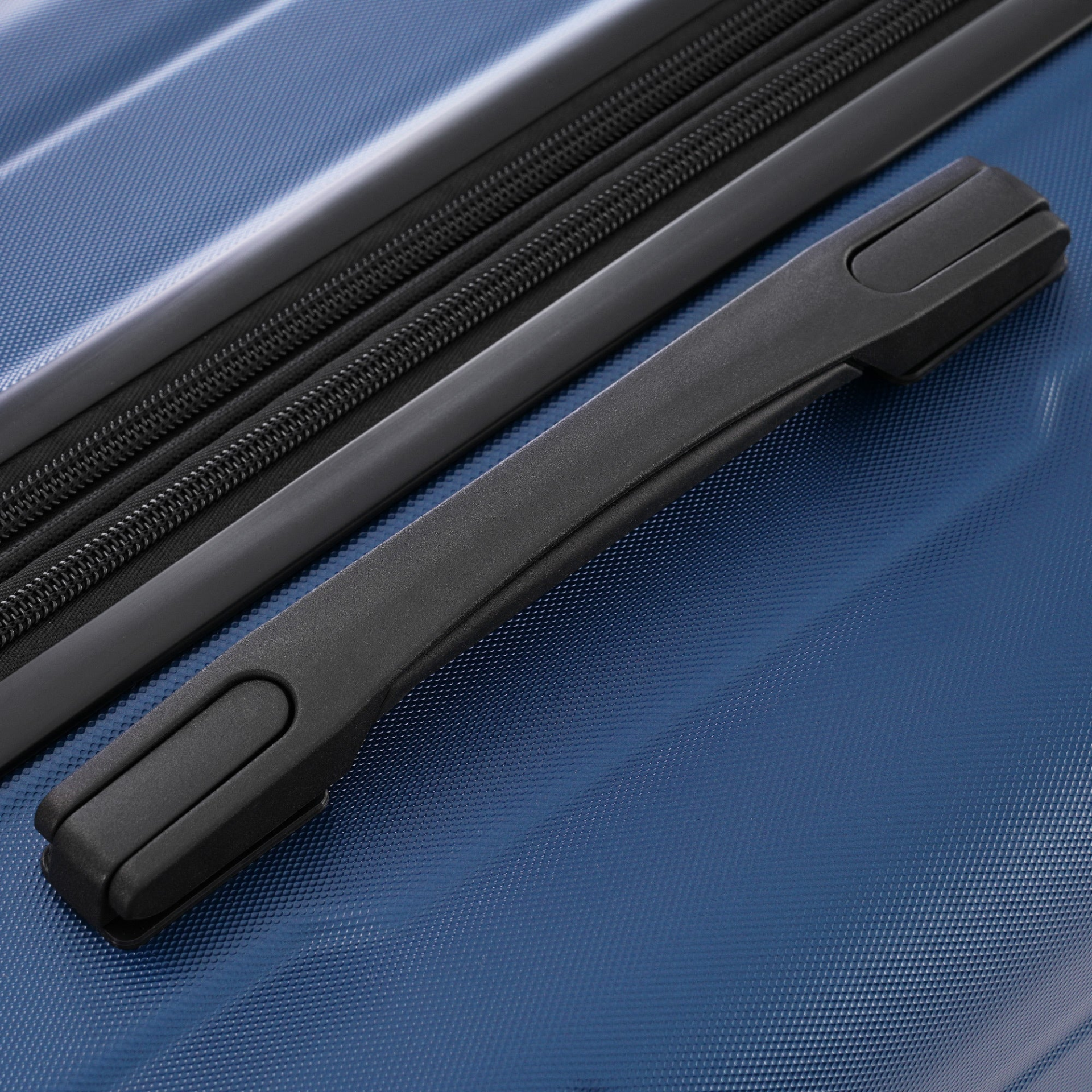 Start2Finish expandable spinner suitcase set with lightweight ABS material, TSA lock, and matching travel bags.
