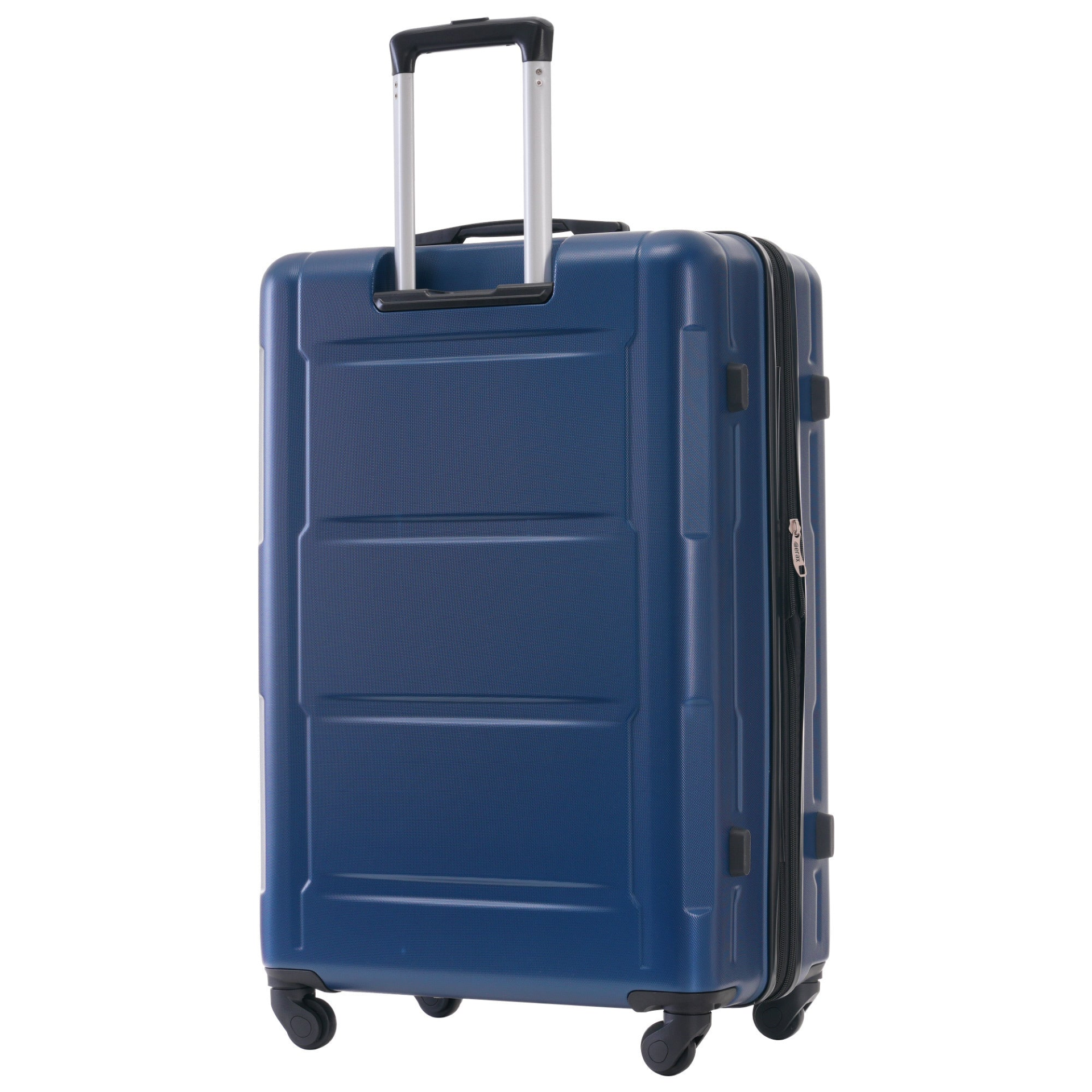 Start2Finish expandable spinner suitcase set with lightweight ABS material, TSA lock, and matching travel bags.
