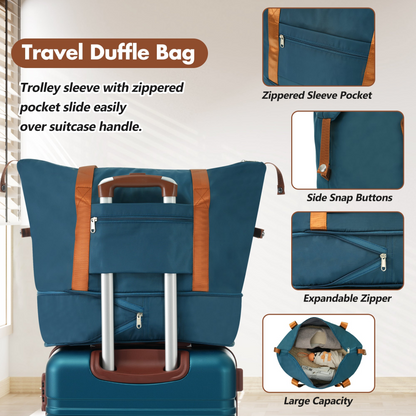 Start2Finish hardshell luggage set with lightweight suitcases, dual spinner wheels, TSA lock, and vintage-style design.