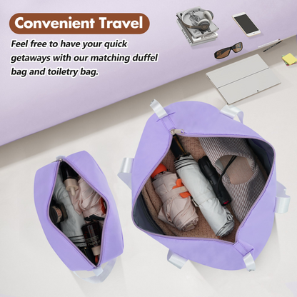 Start2Finish hardshell luggage set with lightweight suitcases, dual spinner wheels, TSA lock, and vintage design.