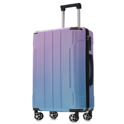 Start2Finish 3-piece luggage set with spinner wheels and built-in TSA lock, durable travel suitcases for easy packing and security.