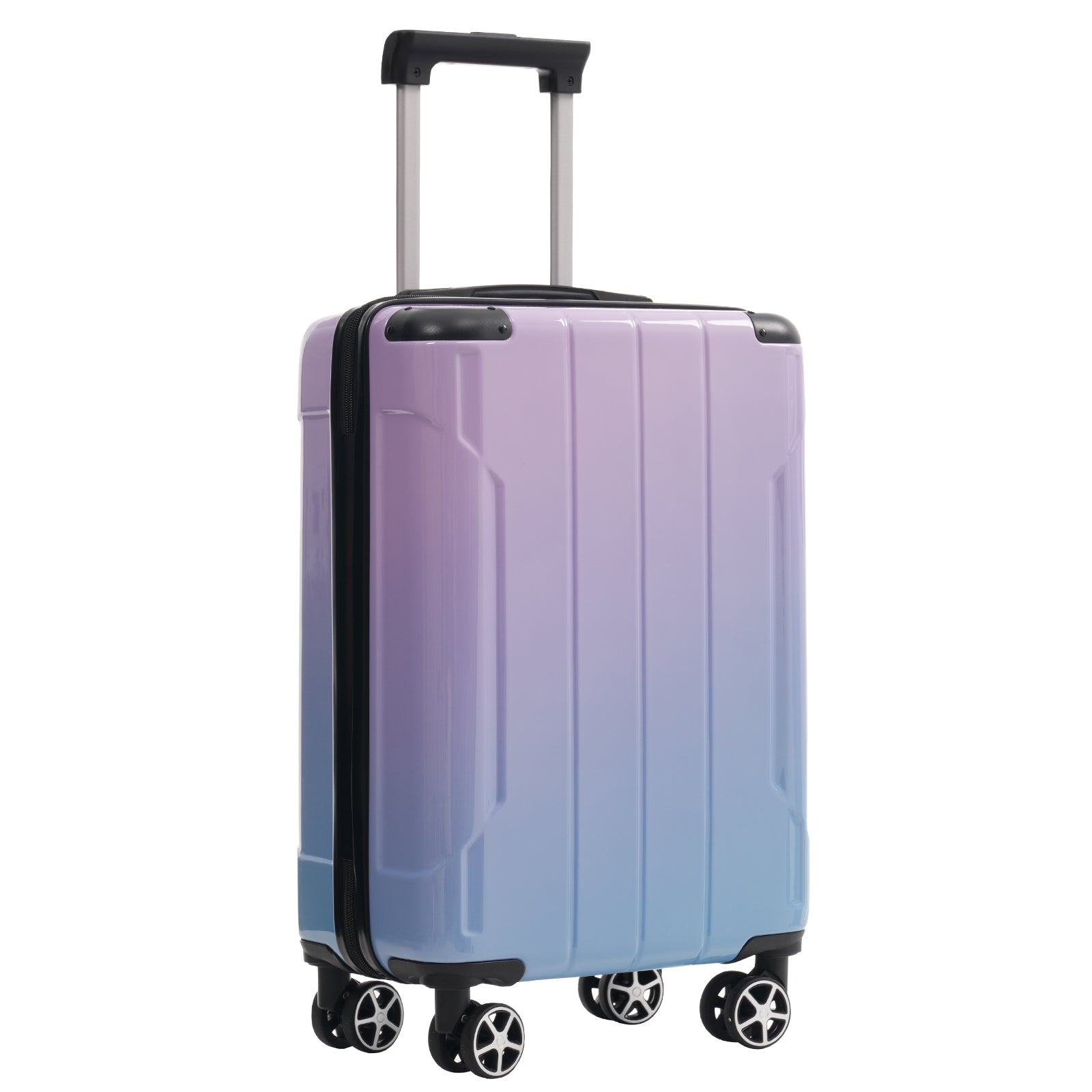 Start2Finish 3-piece luggage set with spinner wheels and built-in TSA lock, showcasing durable suitcases for travel accessories.