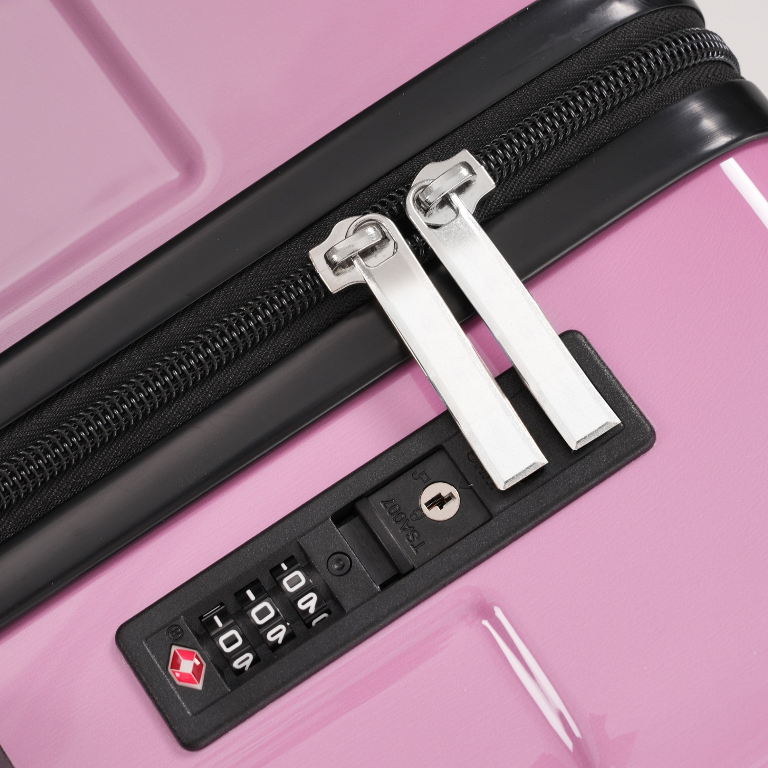 Start2Finish 3-piece luggage set with spinner wheels and built-in TSA lock, durable travel suitcases for easy mobility