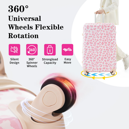 Start2Finish hardshell 3-piece spinner luggage set with TSA locks, lightweight travel suitcases for easy, secure packing.