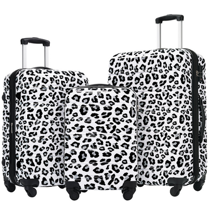 Start2Finish hardshell 3-piece spinner luggage set with TSA locks, lightweight travel suitcases for easy packing and travel.