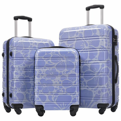 Start2Finish hardshell 3-piece spinner luggage set with TSA locks and lightweight suitcases, featuring durable hardside design and modern wheels.